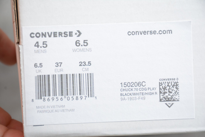 cdg x converse chuck taylor all star low 150206c