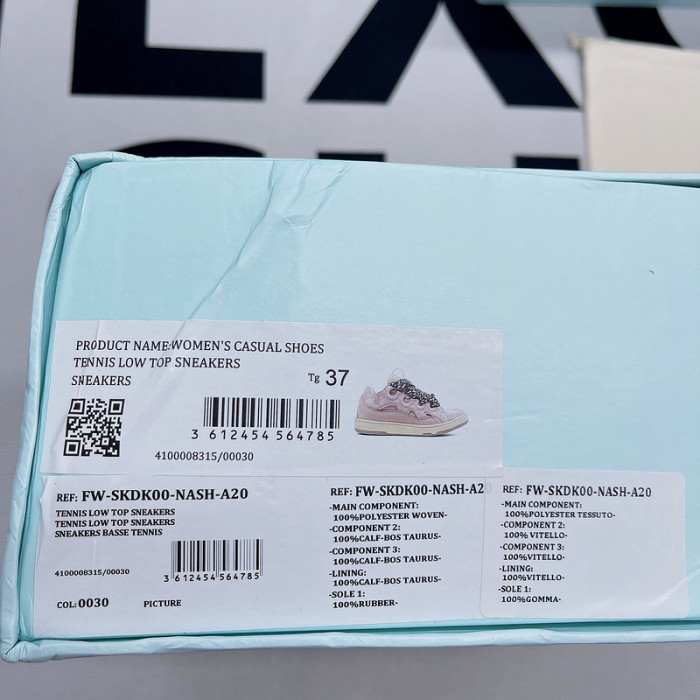 lanvin curb sneaker