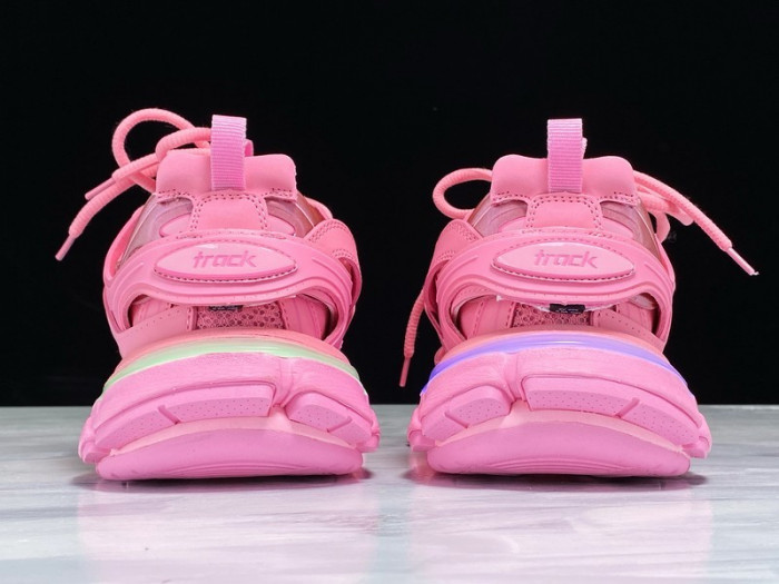 (led) bl track trainers sneaker pink h903p044